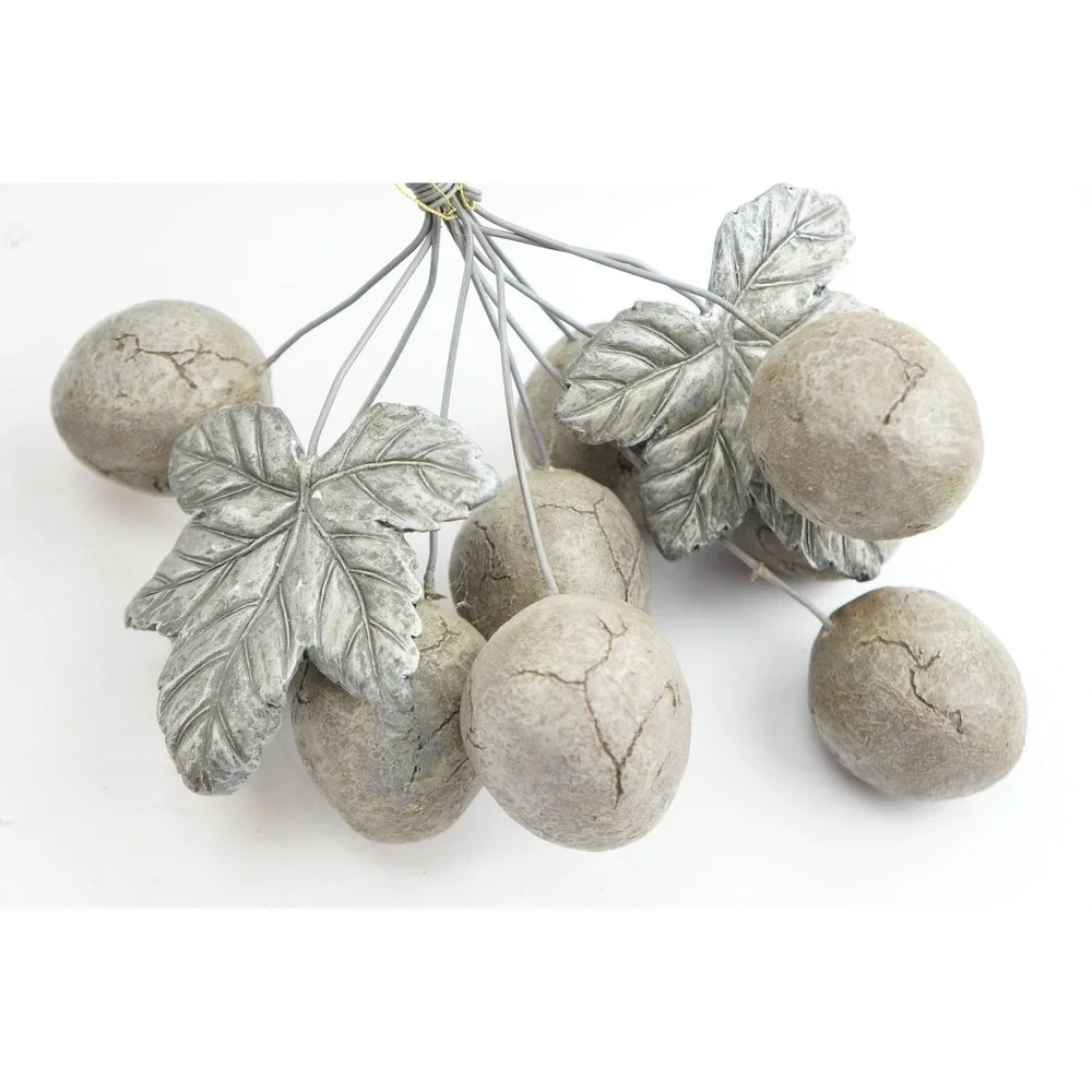 Decorative Artificial Fruit Set 5pc Multicolor Stone‎ Texture Good
